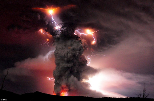 智利火山爆發