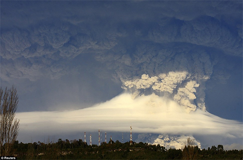 智利火山爆發