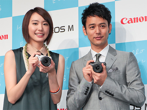 Canon EOS M代言人:新垣結衣