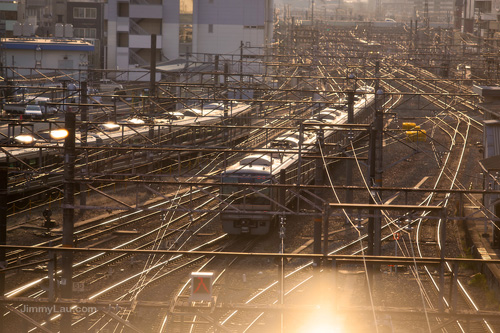 京都日落電車