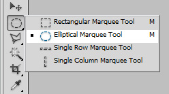 橢圓選框工具(Elliptical Marquee Tool)