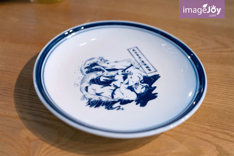 日式巨浪浮世繪食物碟
