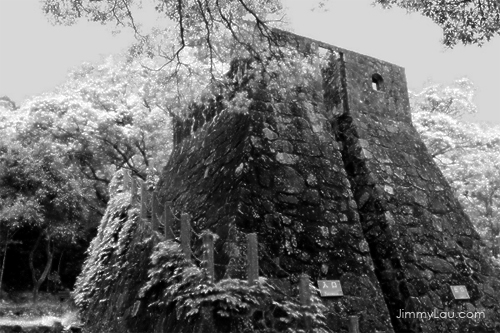 Infrared Scenery Photo