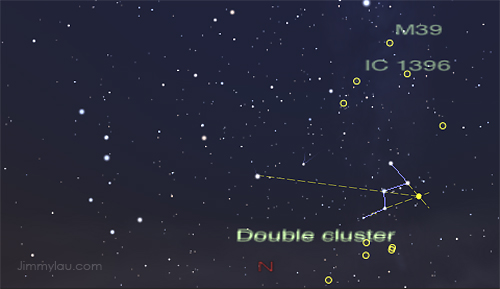 以仙后座找出北極星