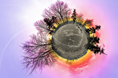 星球化(Stereographic Projection)