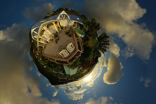 星球化(Stereographic Projection)