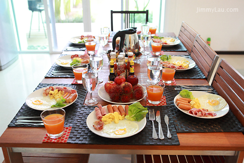 Phuket Villa Breakfast