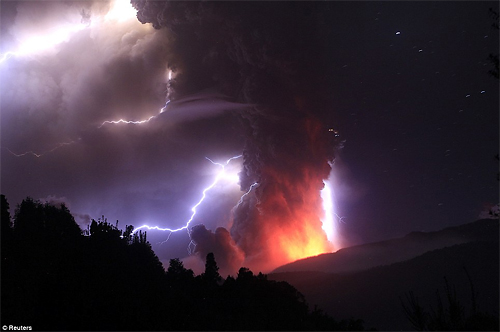 智利火山爆發