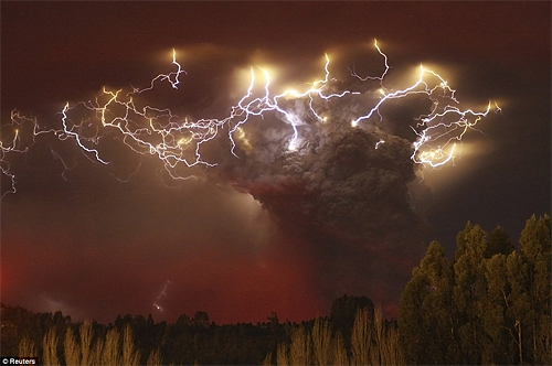 智利火山爆發