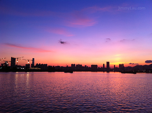 觀塘海濱日落Magic Hour