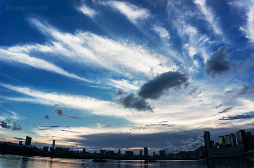 觀塘海濱花園日落