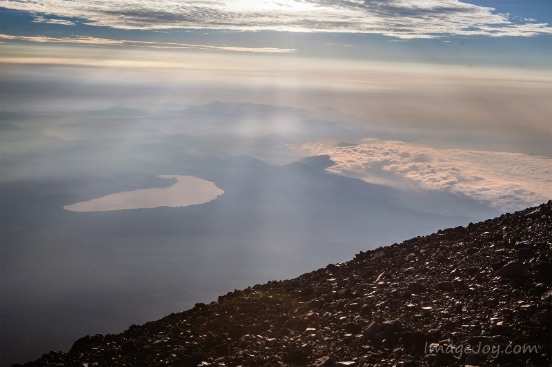 富士山日出雲海